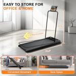 Canisflax Portable Walking Pad Treadmill with Handle