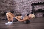 GORILLA SPORTS® Non-Slip Foam Roller - 29 x 15 cm