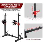 Adjustable Squat Rack Stand for Home Fitness