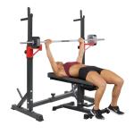 Adjustable Squat Rack Stand for Home Fitness