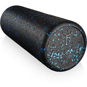 LuxFit 18-Inch Firm Foam Roller for Muscle Relief