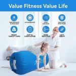 LUBAKED Inflatable Gymnastics Training Mat - Blue