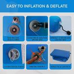 LUBAKED Inflatable Gymnastics Training Mat - Blue