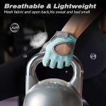 Glofit Fingerless Workout Gloves for Weight Lifting