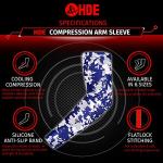 Kids Arm Compression Sleeves for Sports - 2 Pack