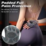 Glofit Fingerless Workout Gloves for Weight Lifting