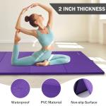Portable Folding Exercise Mat for Home Workouts