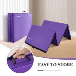 Portable Folding Exercise Mat for Home Workouts