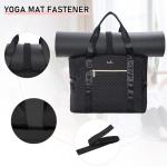Checkered Gym Tote with Yoga Mat Bag