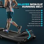Foldable Treadmill with Bluetooth and Shock Absorption
