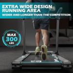 Foldable Treadmill with Bluetooth and Shock Absorption