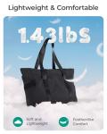 BAGSAMRT Women's Gym Tote Bag with Yoga Mat Buckle