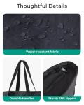 BAGSAMRT Women's Gym Tote Bag with Yoga Mat Buckle