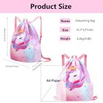 Luchike Kids Drawstring Backpack for Sports and Travel