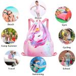 Luchike Kids Drawstring Backpack for Sports and Travel