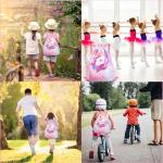 Luchike Kids Drawstring Backpack for Sports and Travel