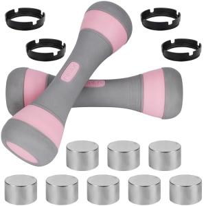 Adjustable 2-Pack Dumbbells Set for Home Fitness