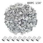 800pc 1/16" Aluminum Cable Ferrule Set