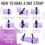 TECEUM 2-in-1 Adjustable Yoga Mat Strap