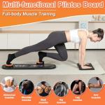 Foldable Pilates Board with Timer and Accessories