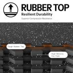 Heavy-Duty Interlocking Exercise Mats - 24 Sq Ft