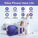 LUBAKED Inflatable Gymnastics Tumbling Mat - Purple