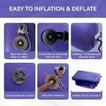 LUBAKED Inflatable Gymnastics Tumbling Mat - Purple