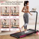 4-in-1 Portable Treadmill with Incline for Home