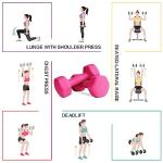 Balelinko 1LB Pink Free Weights Set for All