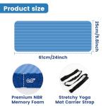 Thick Yoga Knee Pad with Carry Strap