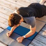 Thick Yoga Knee Pad with Carry Strap