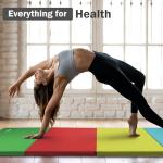 4'x8' Folding Gym Workout Mat with Handles