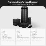 BalanceFrom 7-Piece Yoga Set with Thick Mat