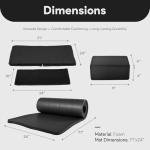BalanceFrom 7-Piece Yoga Set with Thick Mat