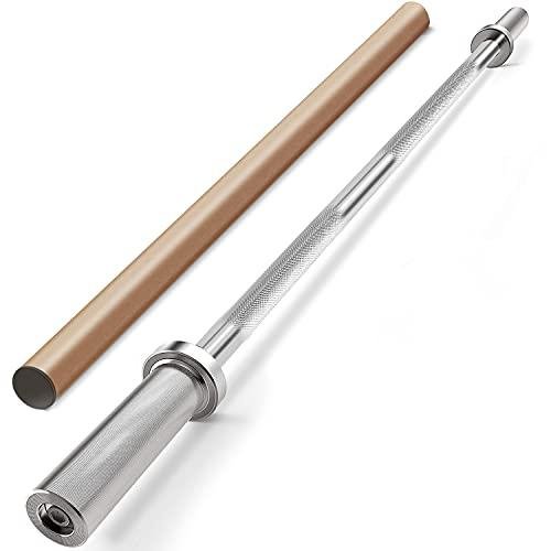 Amonax 4ft Olympic Straight Barbell Weight Bar