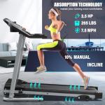 FYC Compact Folding Treadmill for Small Spaces