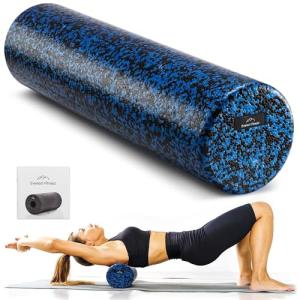EVEREST FITNESS Medium Hard Foam Roller - 60cm