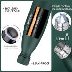 HoneyHolly 1L Stainless Steel Sports Water Bottle