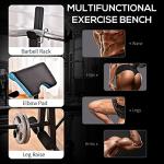 Adjustable Weight Bench with Leg Developer for Home Gym
