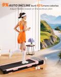 Lacuffy Under Desk Treadmill with Auto Incline