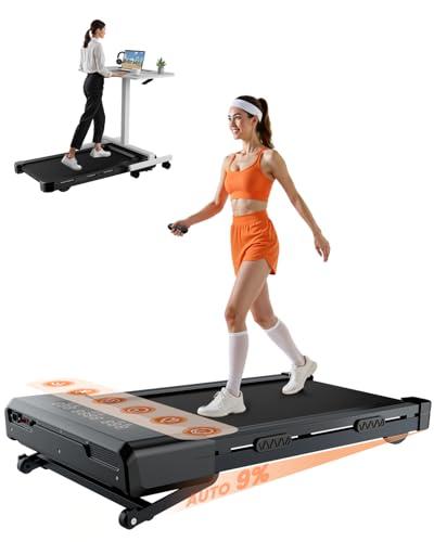 Lacuffy Under Desk Treadmill with Auto Incline