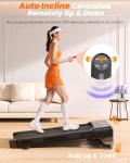 Lacuffy Under Desk Treadmill with Auto Incline