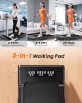 Lacuffy Under Desk Treadmill with Auto Incline