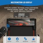 Folding Treadmill Walking Pad with Handle and Remote