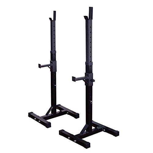 Adjustable Squat Rack for Strength Training Fitness