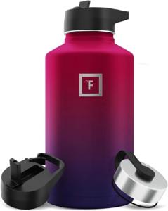 1.9L Insulated Water Bottle with Straw Lid