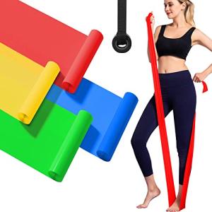 4-Pack Resistance Bands with Door Anchor for Workouts