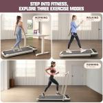 EROMMY Foldable Walking Pad Treadmill for Home