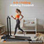 Lichico Portable Folding Treadmill with Smart Display