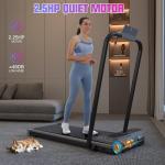 EROMMY Foldable Walking Treadmill with Incline